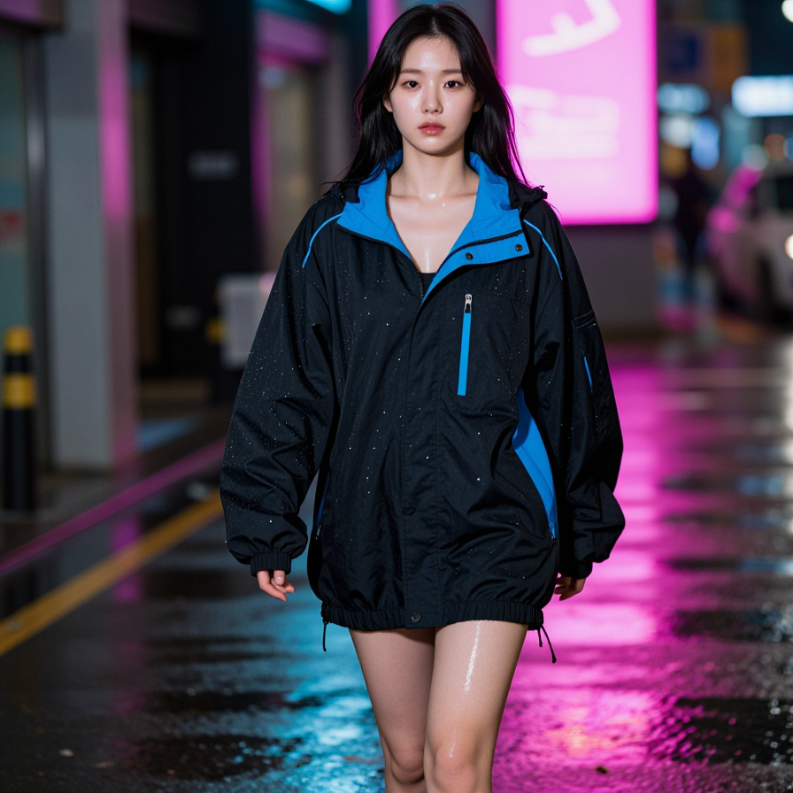 네온 스트릿의 밤